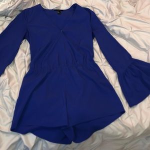 Royal blue romper